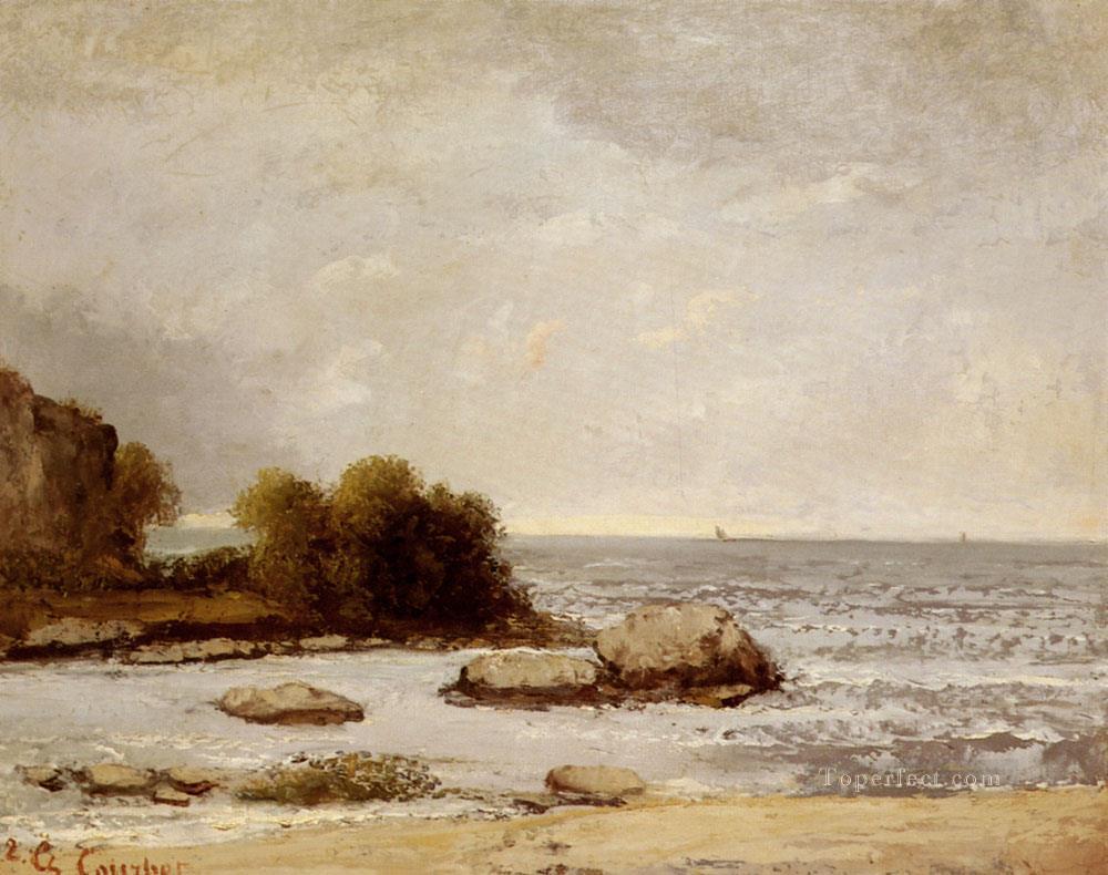 Marine De Saint Aubin pintor realista Gustave Courbet Pintura al óleo